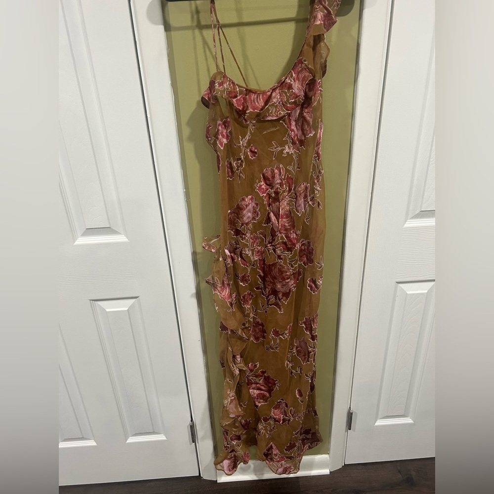 Sheer Free People Floral Dress